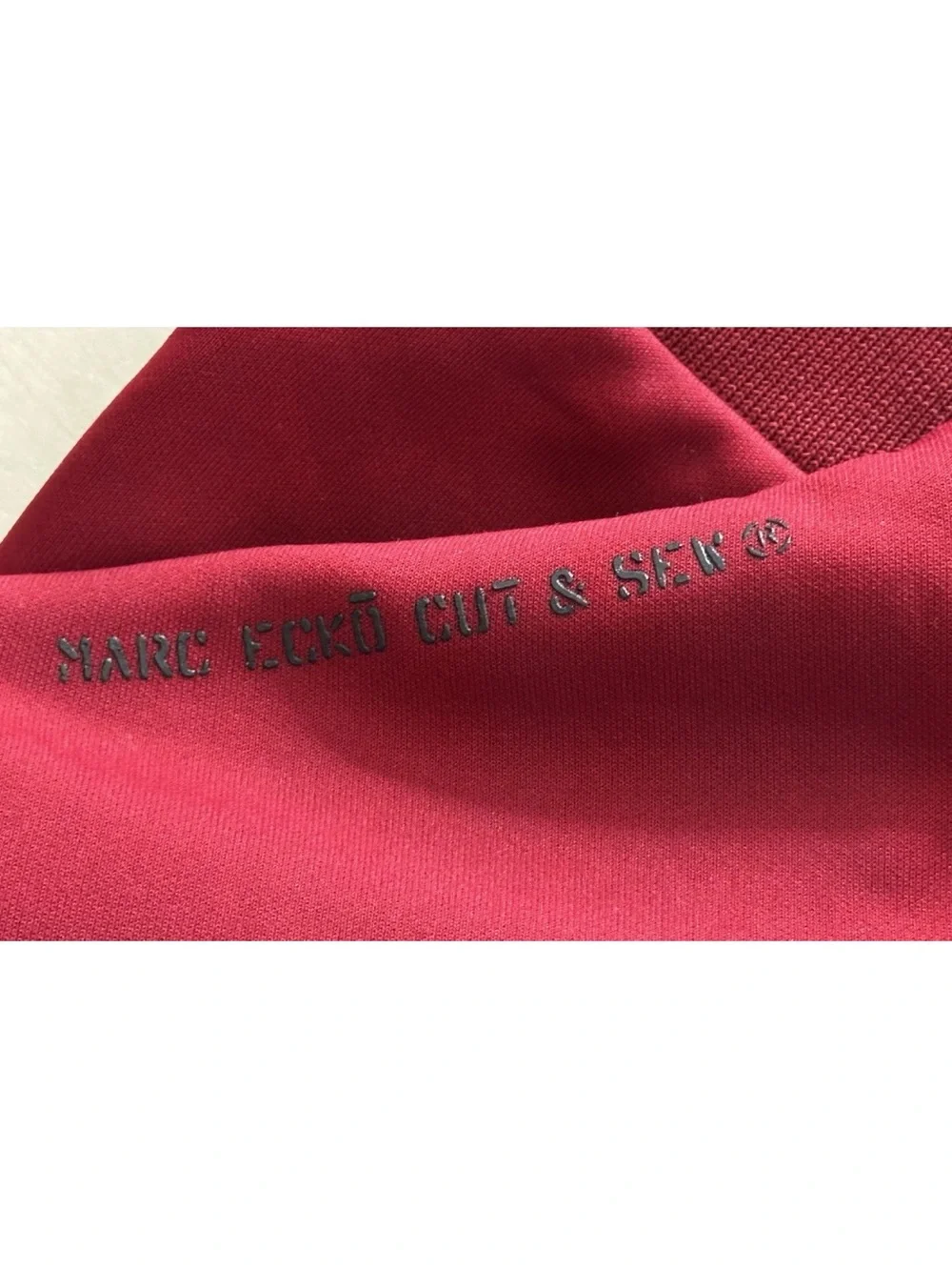 Marc Ecko Track Jacket Mens Large Red Cut and Sew Gorp Casual Streetwear
